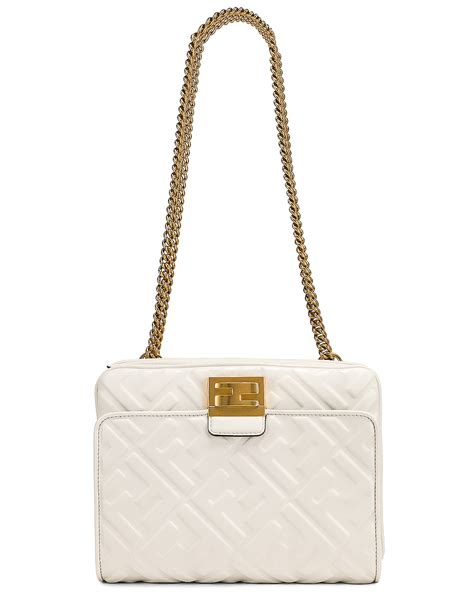 fendi 8bt305 a72v f17bi|Fendi Upside Down Crossbody Bag in White .